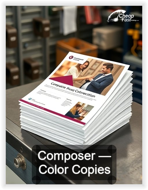 Composer business card design sample