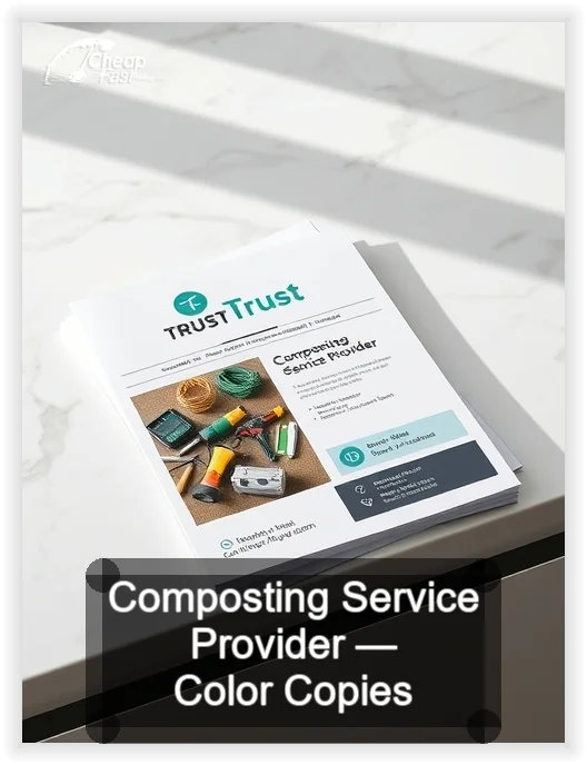 Composting Service Provider business card design sample