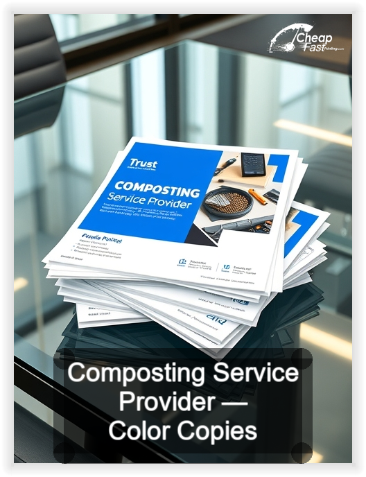 Composting Service Provider business card design sample