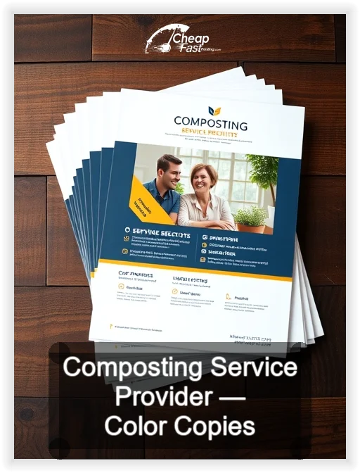 Composting Service Provider business card design sample