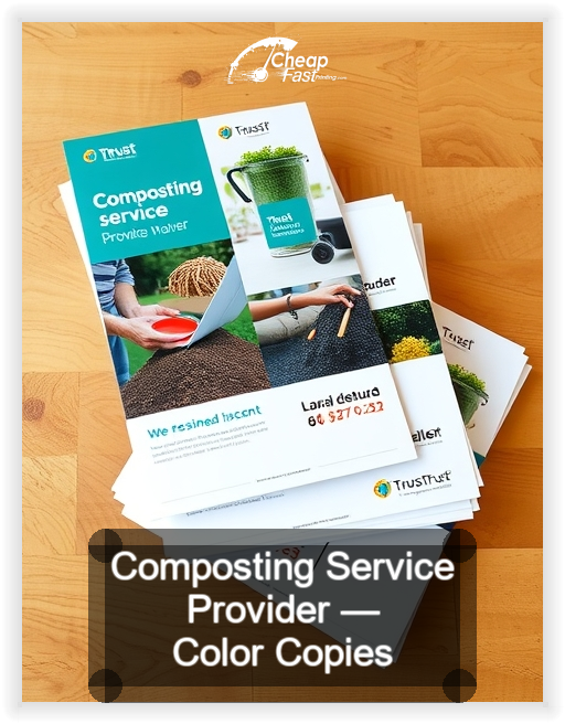 Composting Service Provider business card design sample