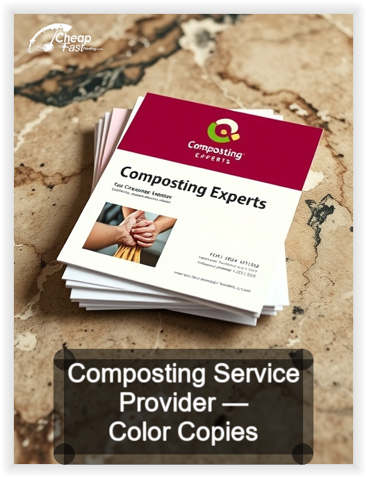 Composting Service Provider business card design sample