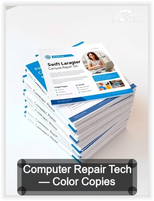 Computer Repair Tech business card design sample