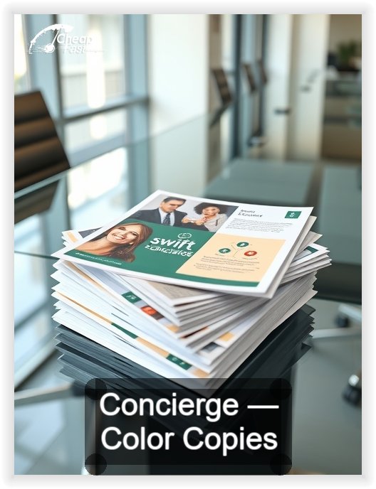 Concierge business card design sample