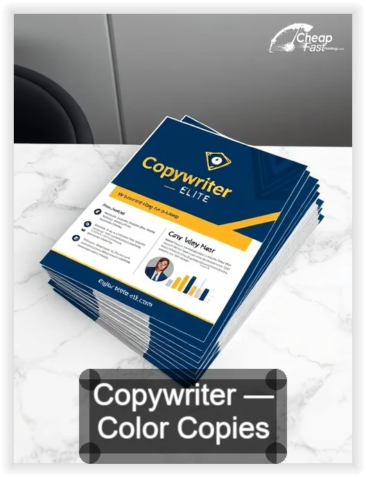 Copywriter business card design sample