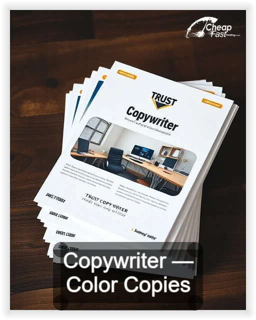 Copywriter business card design sample