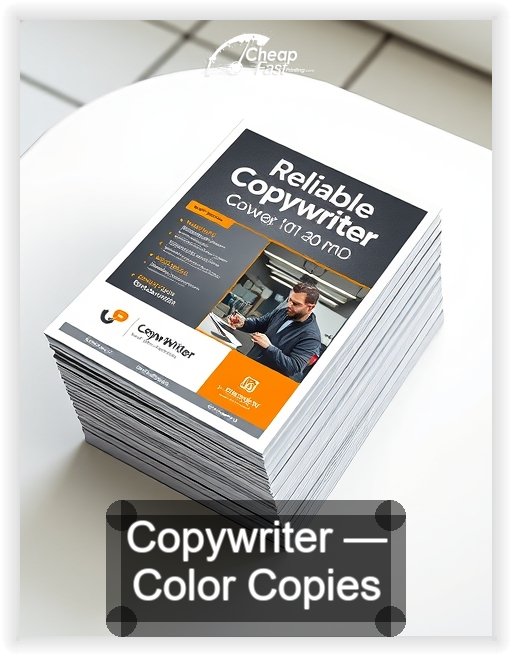 Copywriter business card design sample