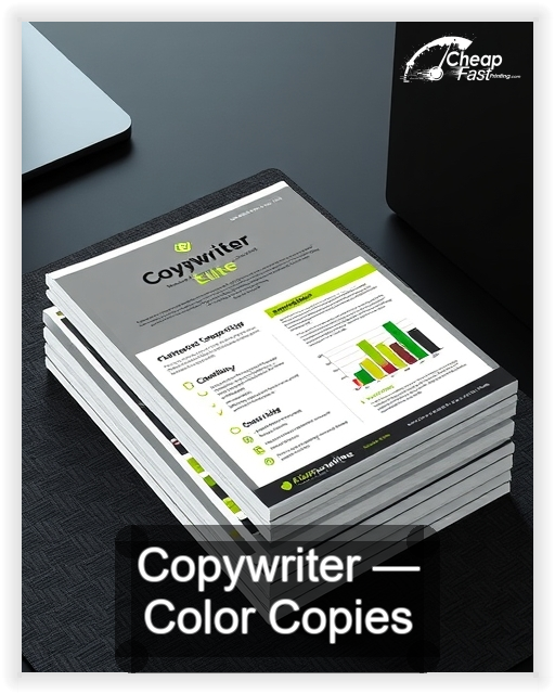 Copywriter business card design sample