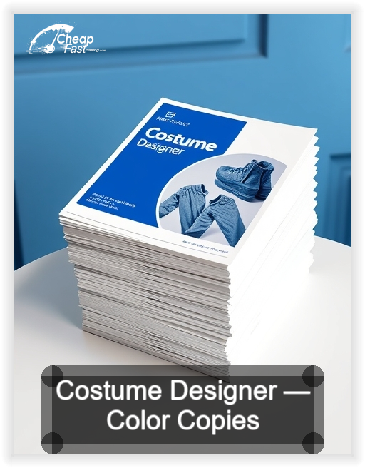 Costume Designer business card design sample