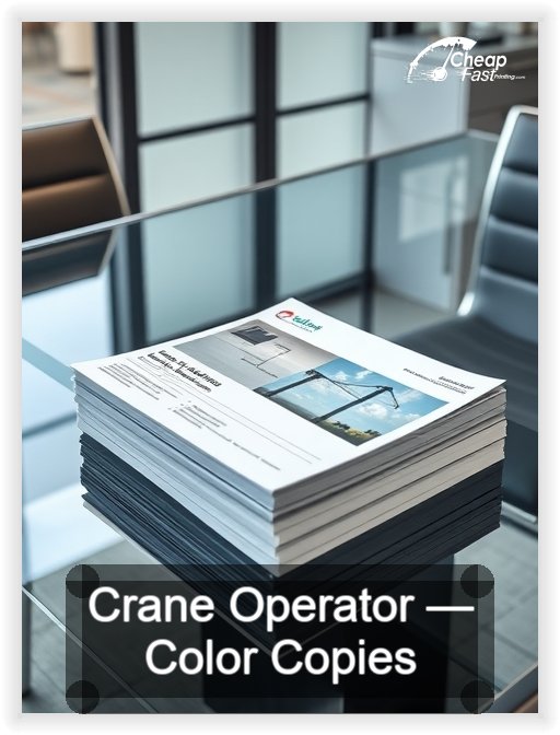 Crane Operator business card design sample