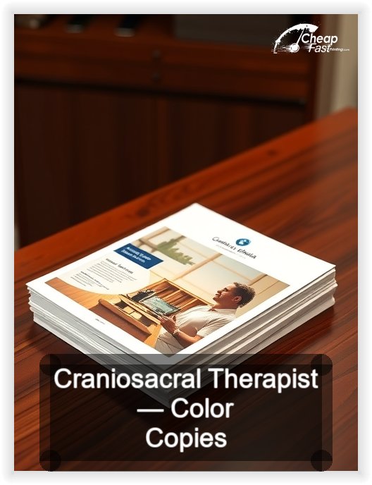 Craniosacral Therapist business card design sample