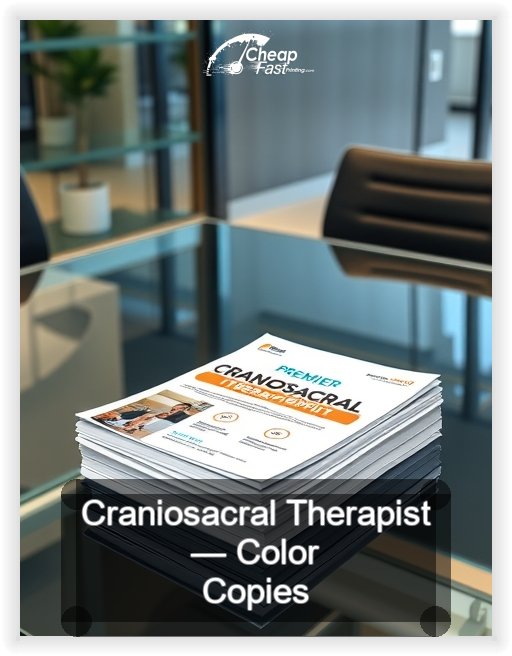 Craniosacral Therapist business card design sample