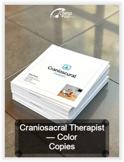 Craniosacral Therapist business card design sample