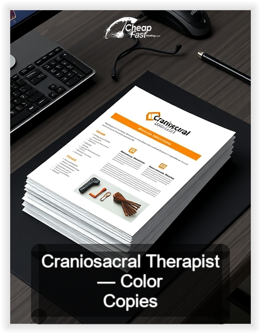 Craniosacral Therapist business card design sample