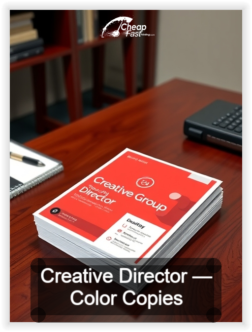 Creative Director business card design sample