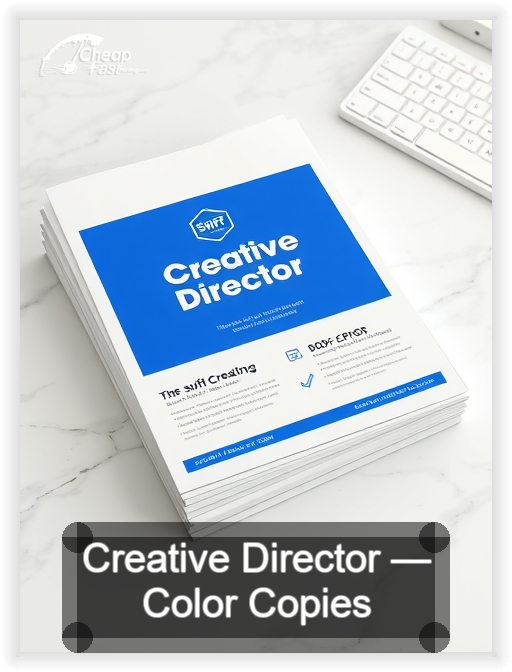 Creative Director business card design sample