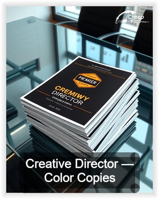 Creative Director business card design sample