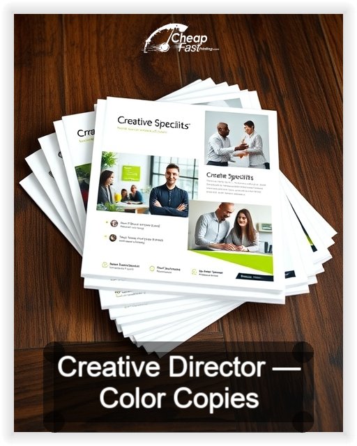 Creative Director business card design sample