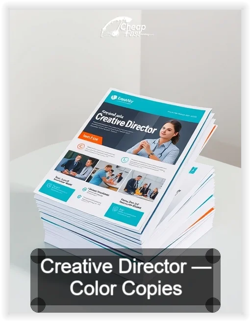 Creative Director business card design sample