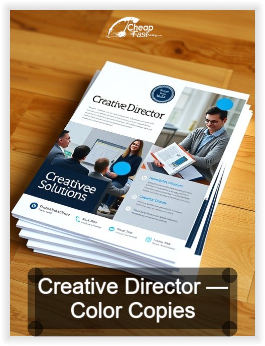 Creative Director business card design sample