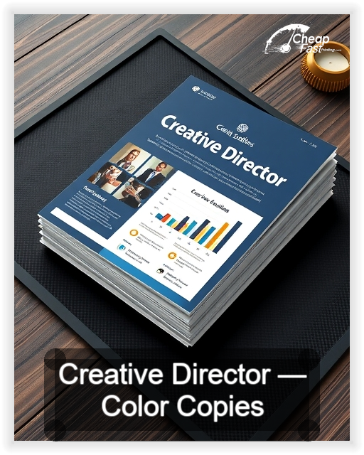 Creative Director business card design sample