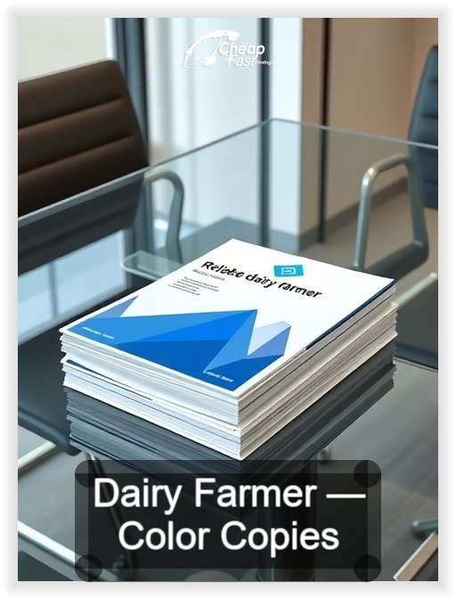 Dairy Farmer business card design sample