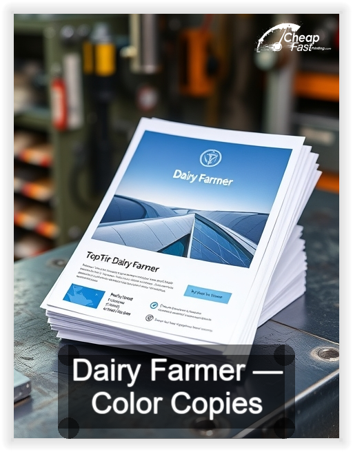 Dairy Farmer business card design sample