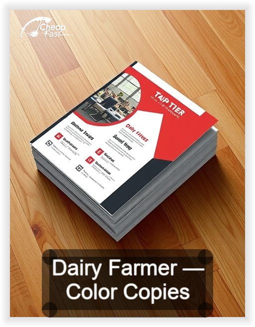 Dairy Farmer business card design sample