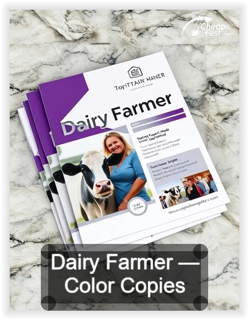 Dairy Farmer business card design sample