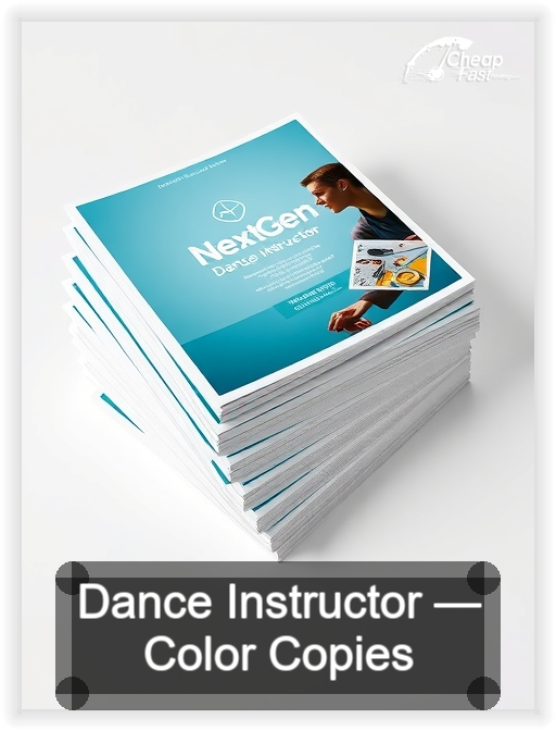Dance Instructor business card design sample
