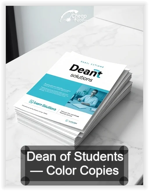 Dean Of Students business card design sample