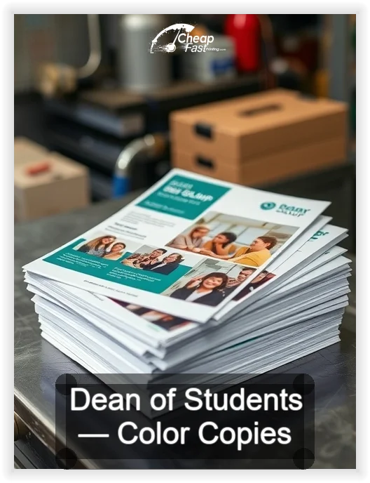 Dean Of Students business card design sample