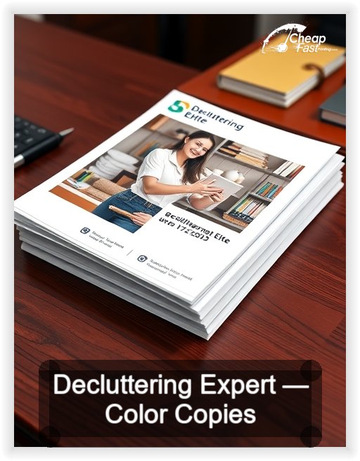 Decluttering Expert business card design sample