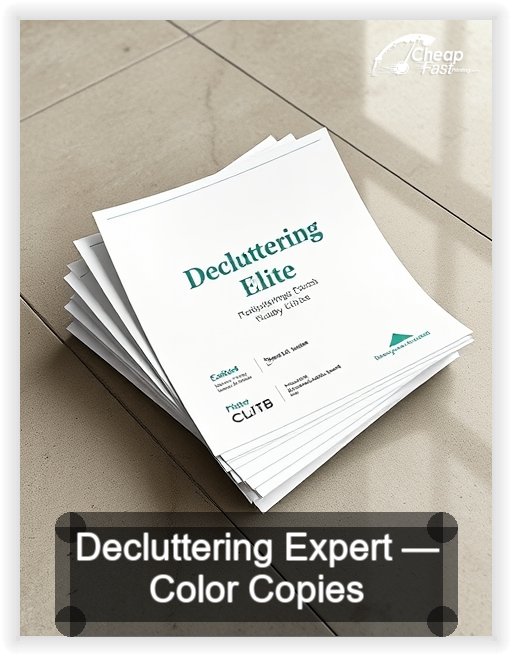 Decluttering Expert business card design sample