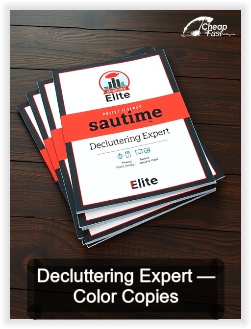 Decluttering Expert business card design sample