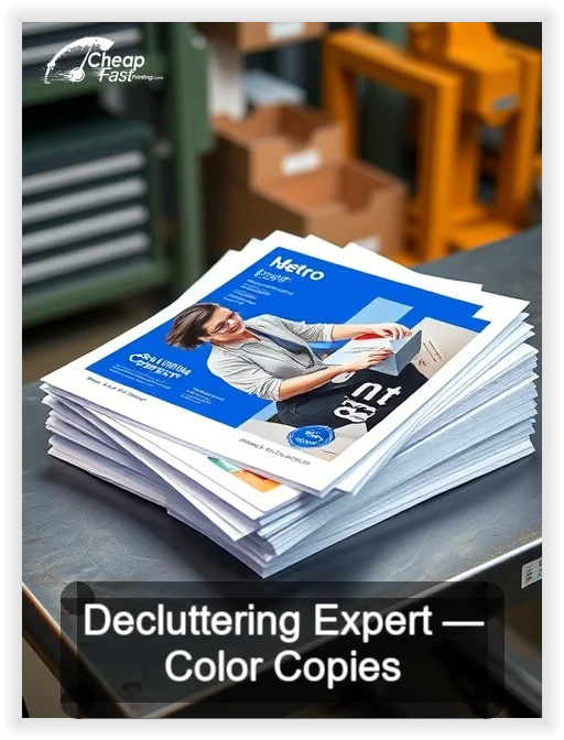 Decluttering Expert business card design sample