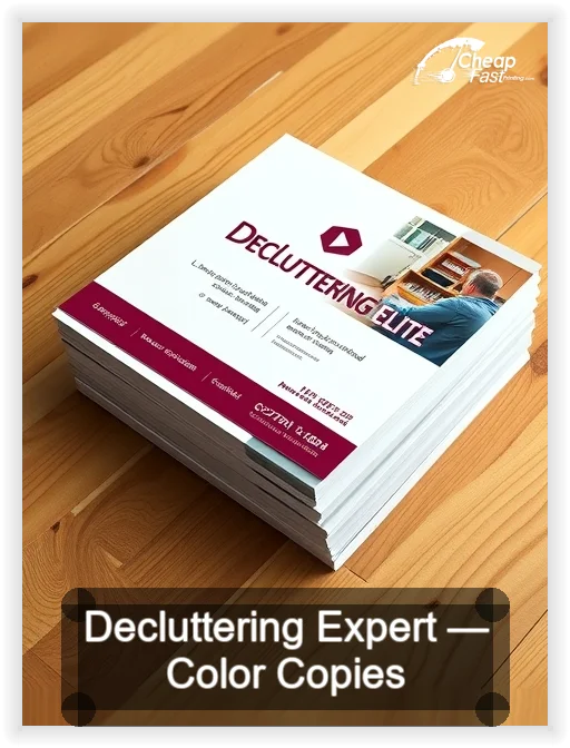Decluttering Expert business card design sample