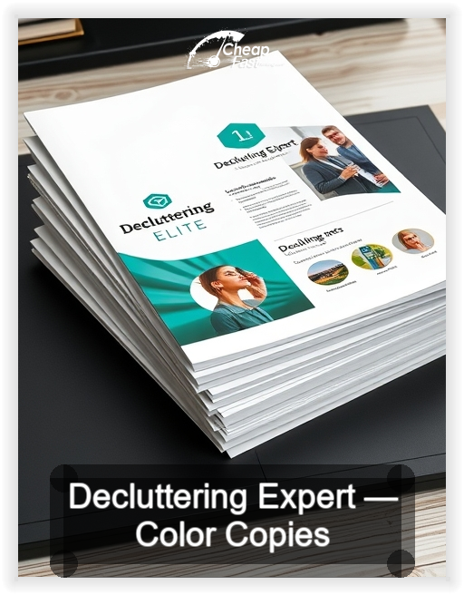 Decluttering Expert business card design sample