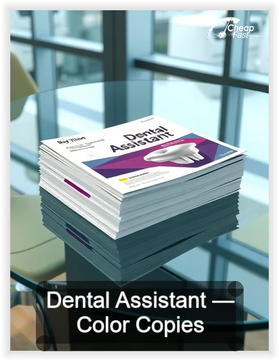 Dental Assistant business card design sample