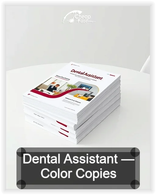 Dental Assistant business card design sample