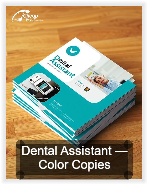 Dental Assistant business card design sample