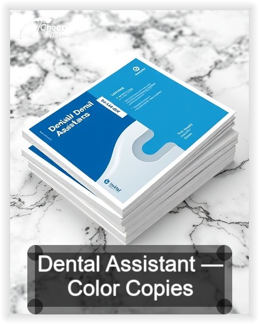Dental Assistant business card design sample