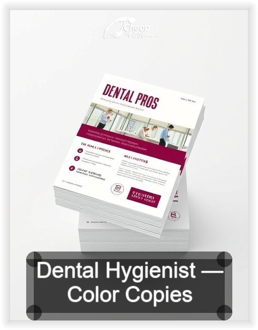 Dental Hygienist business card design sample