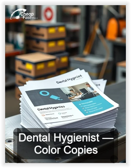 Dental Hygienist business card design sample