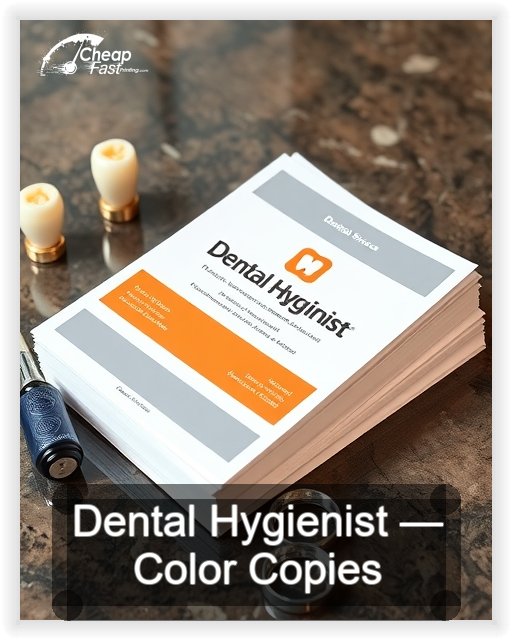 Dental Hygienist business card design sample