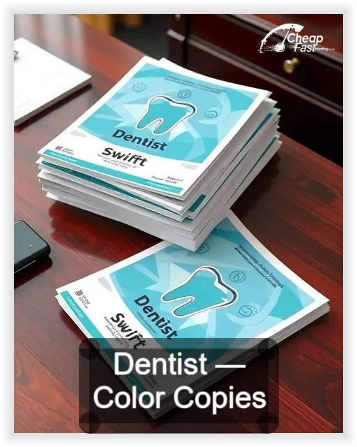 Dentist business card design sample