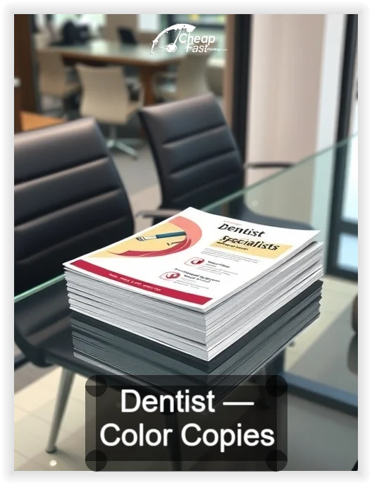 Dentist business card design sample