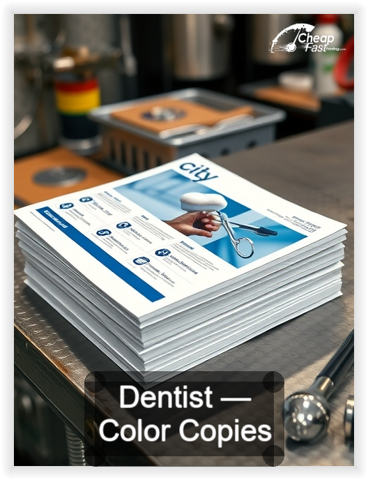 Dentist business card design sample