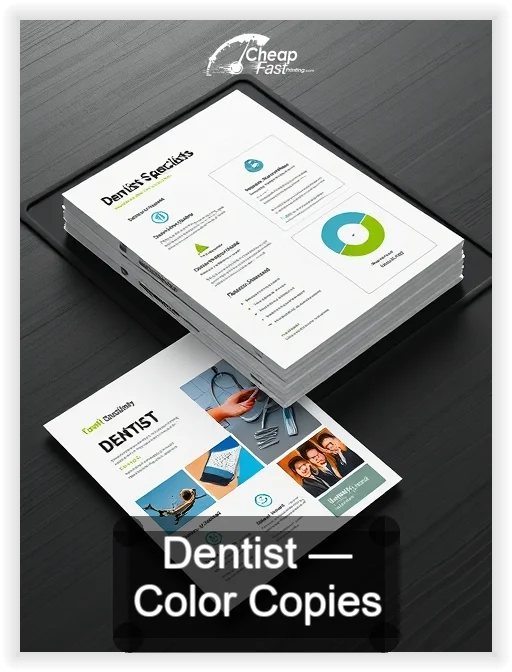 Dentist business card design sample
