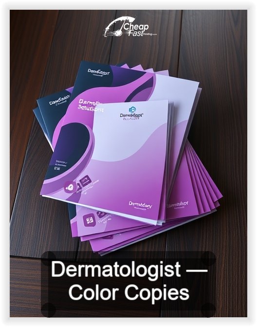 Dermatologist business card design sample